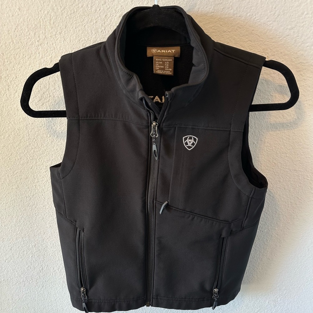 Ariat Boys Black Softshell Vest